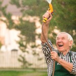 SENIOR LAUGHING