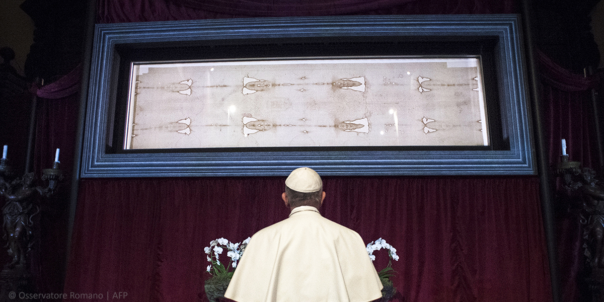 SHROUD OF TURIN,POPE FRANCIS