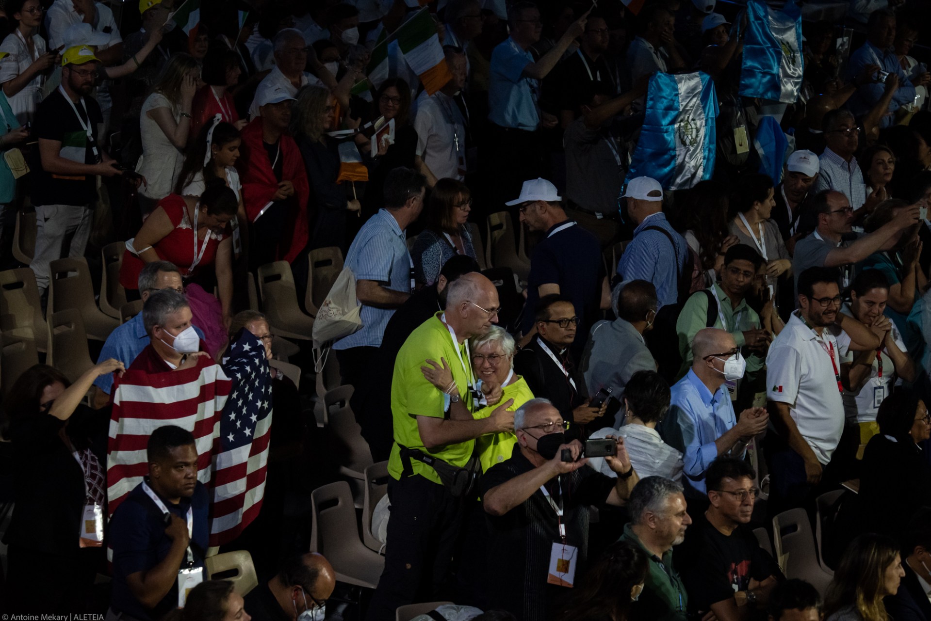Pope Francis attends the Festival of Families - 10th World Meeting of Families - Paul VI Hall
