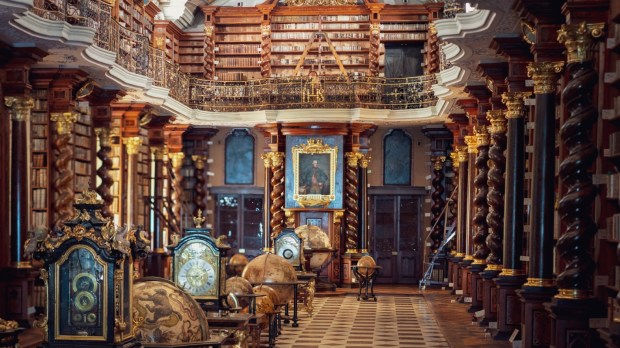 Klementinum - biblioteka w Pradze w Czechach