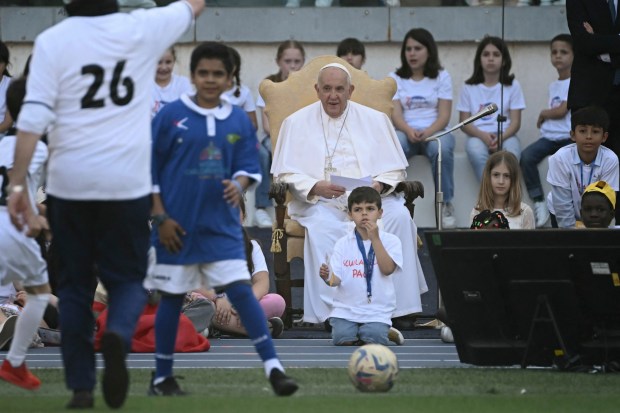 ITALY-VATICAN-RELIGION-POPE-WORLDS-CHILDREN-DAY