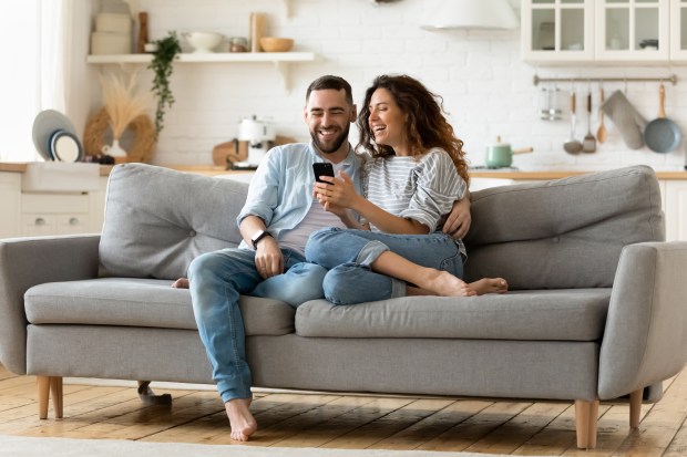 couple talking